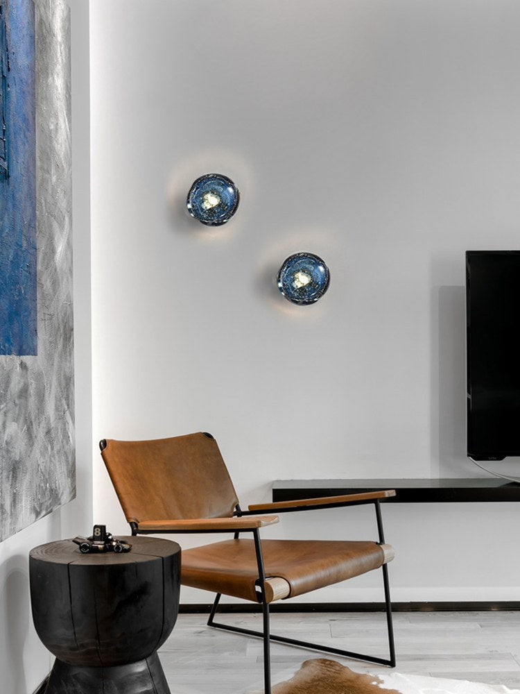 Modern Crystal Glass Globe Wall Sconce - 04 04-scene-crystal-glass-globe-wall-sconce-entryway