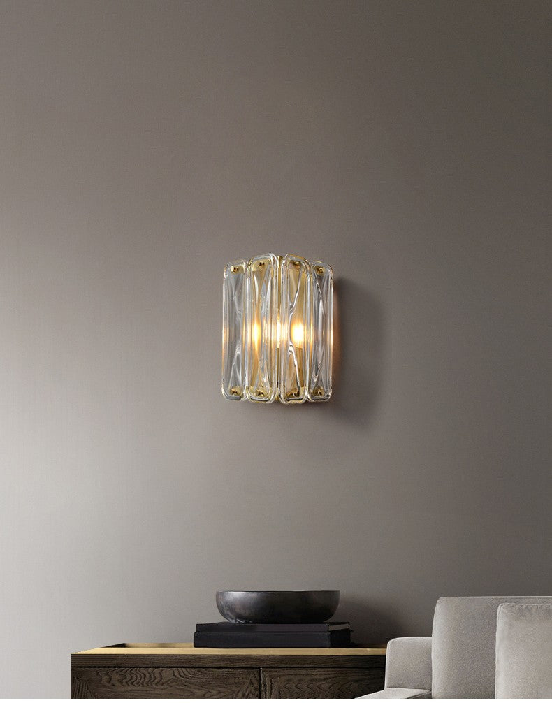 Modern Crystal Glass Wall Sconce - 04 04-scene-modern-crystal-glass-wall-sconce-console