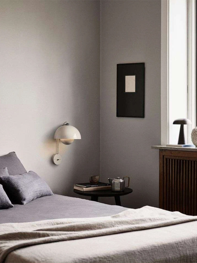 Modern Glossy Dome Wall Sconce - 17 04-source-scene-4