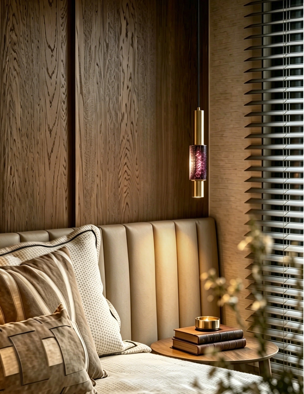 Modern Crystal Cylinder Pendant Light - 15 04-source-scene-4