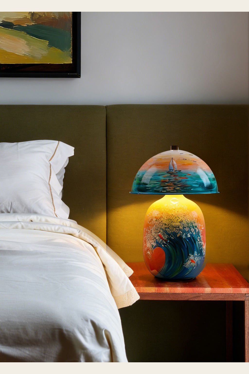 Modern Patterned Mushroom Table Lamp - 05 04-source-scene-6