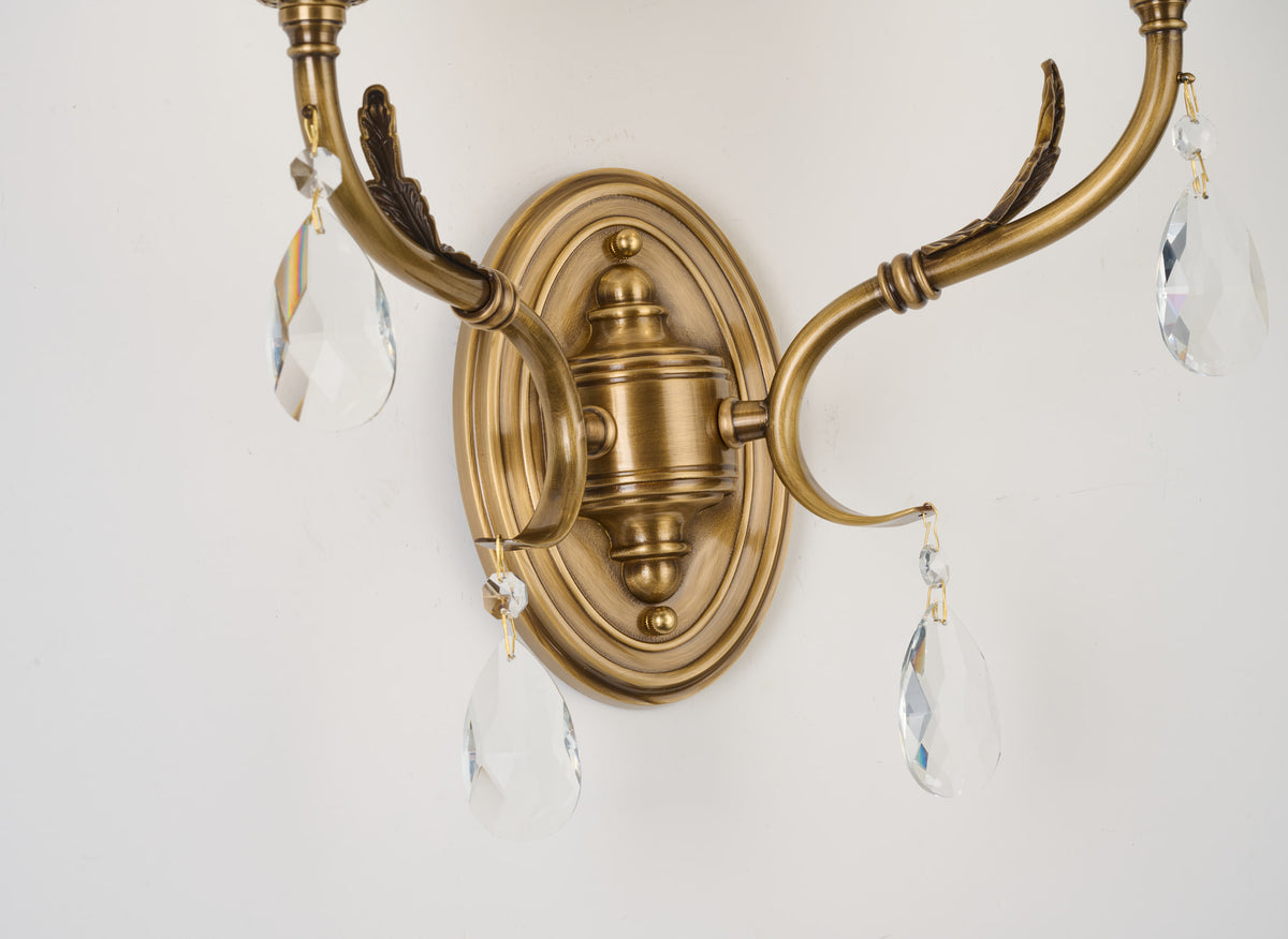 Supplier real detail of the Vitrelaine wall sconce clear hurricane glass cup