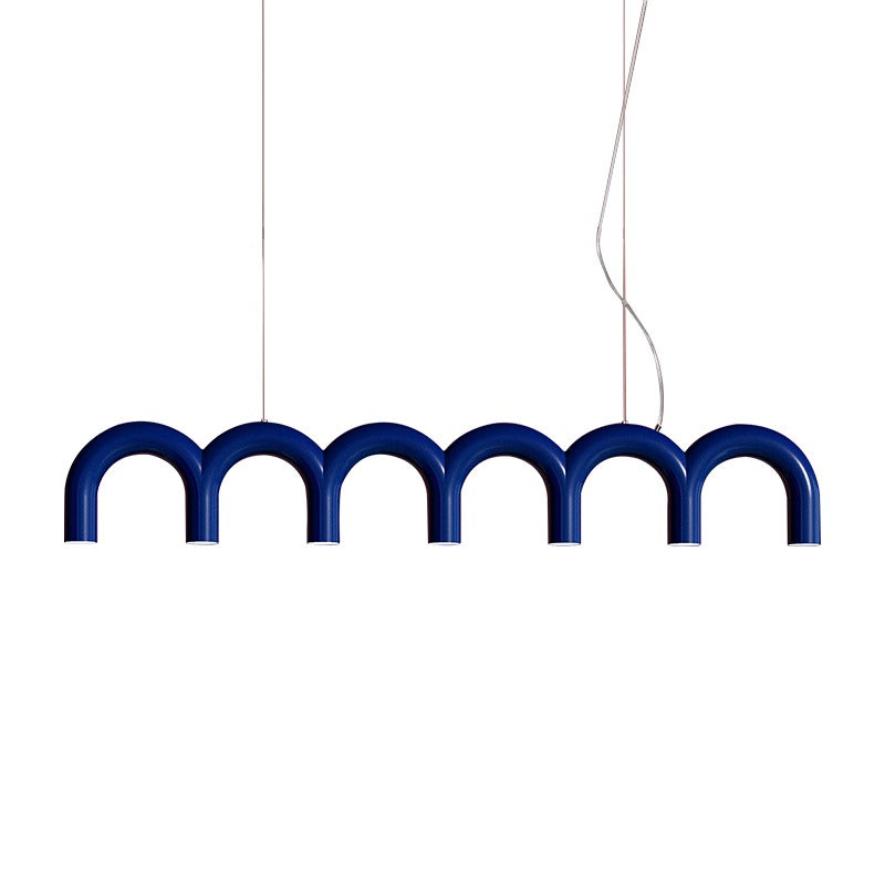 Colorful Wave Linear LED Pendant Light - 15 04-white-background-1
