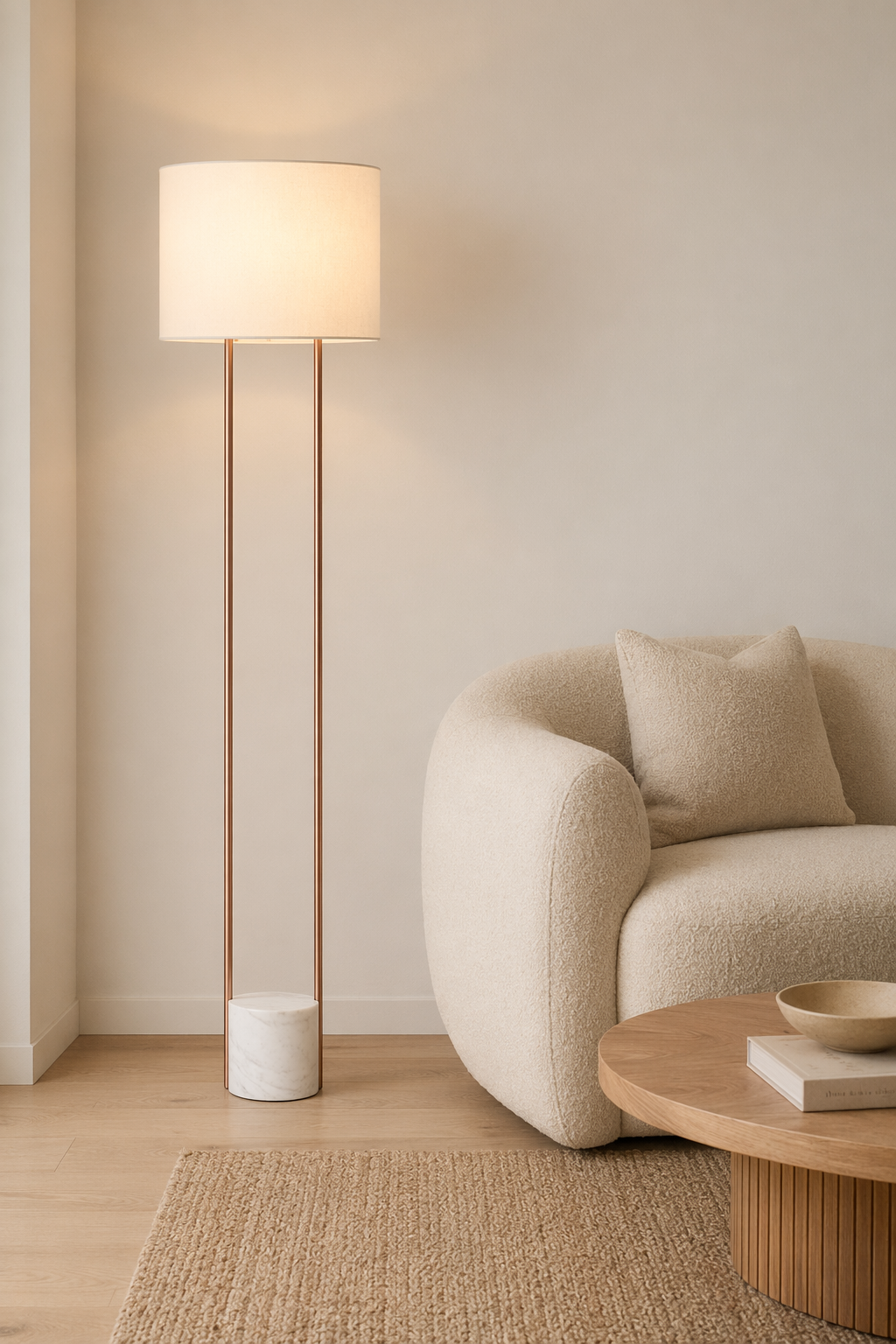 Modern Marble Base Copper Frame Floor Lamp - 05 05-armchair-corner-wide