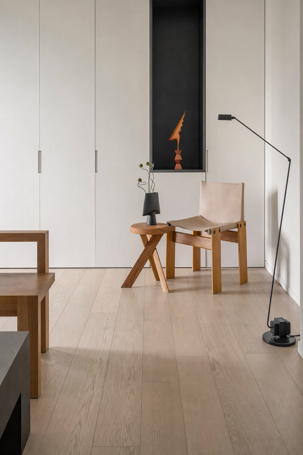 Daphine Adjustable LED Floor Lamp — lounge scene