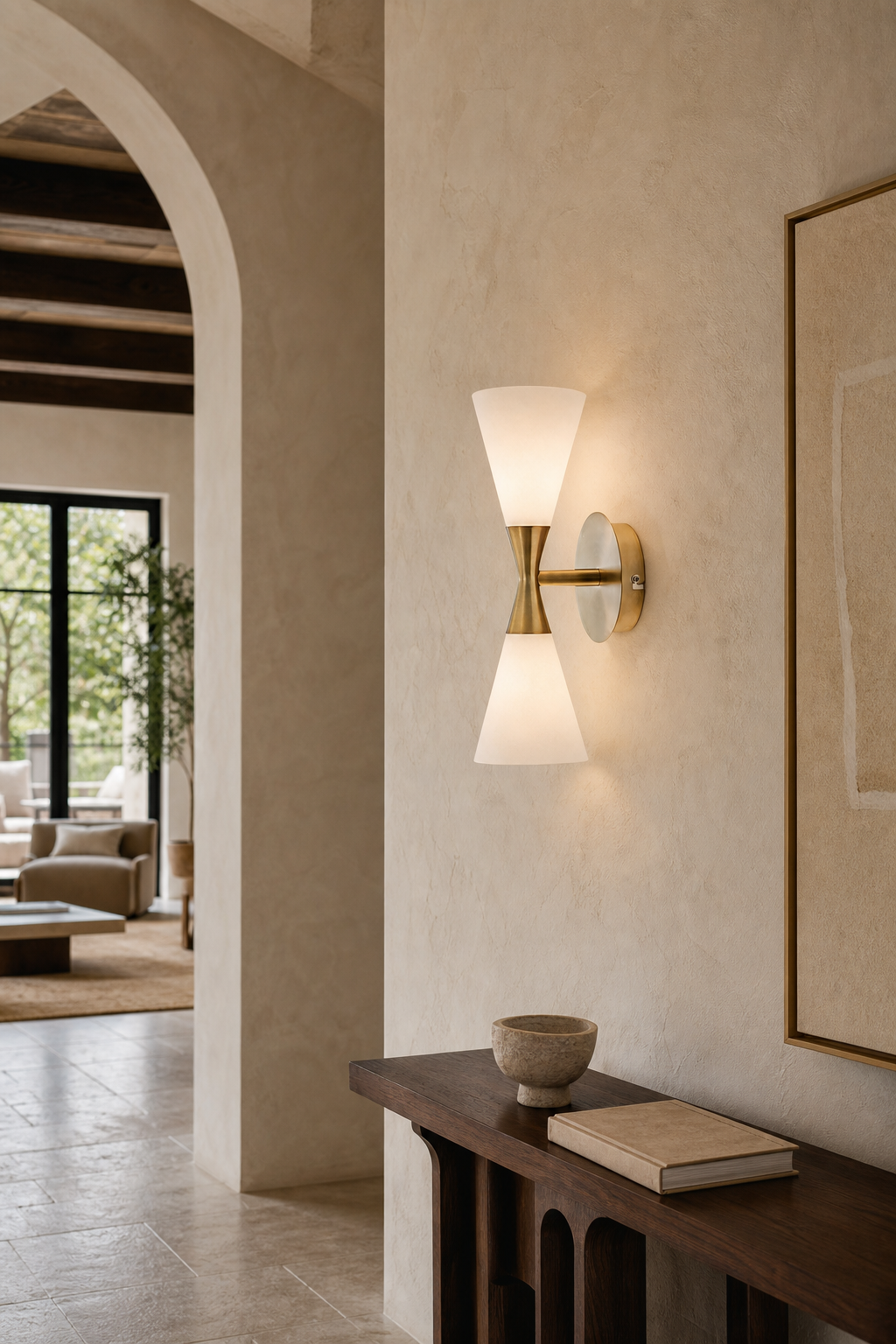 Harlekin Duo Wall Sconce gallery 05 foyer wide daylight