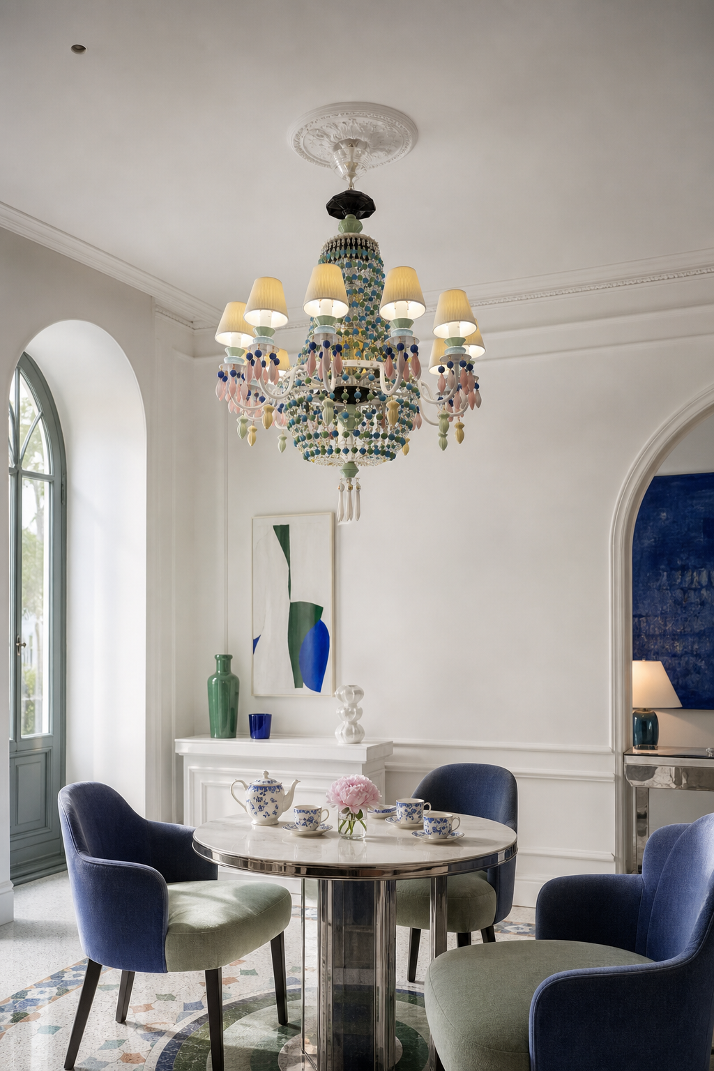 Ivorelle chandelier – gallery tea room – media 5