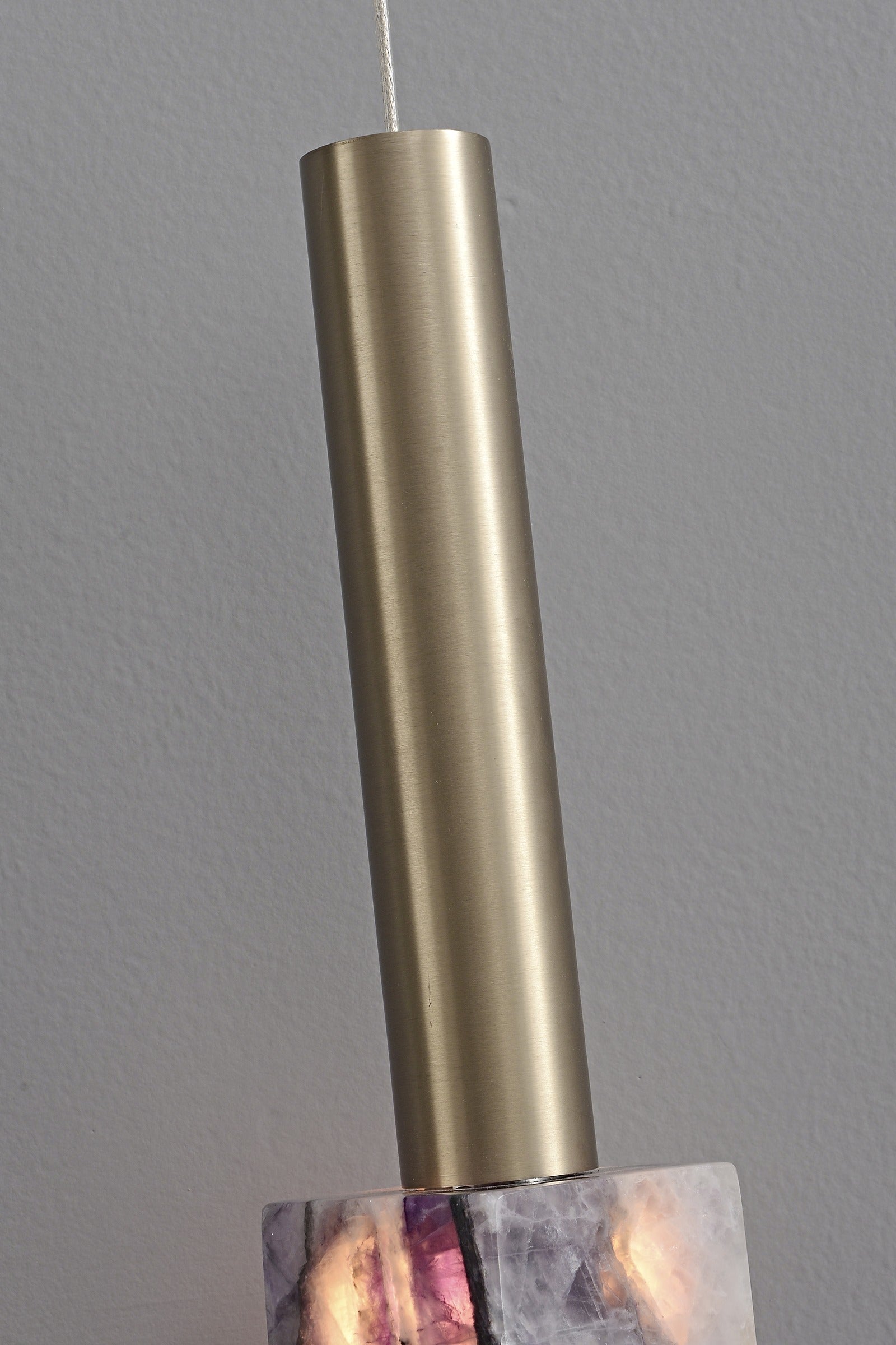 Modern Purple Crystal Cylinder Pendant Light - 16 05-real-detail-2