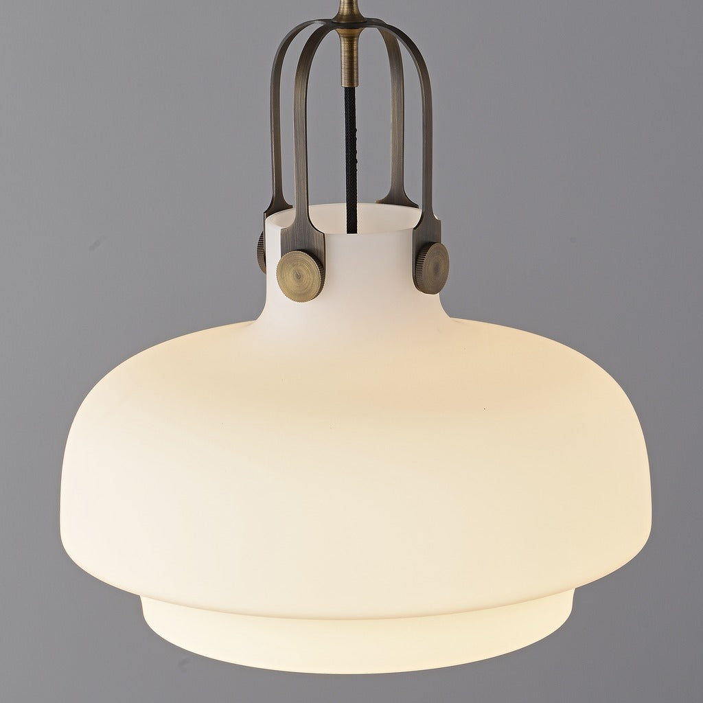Modern Glass Dome Pendant Light - 09 05-real-square-12-6-62