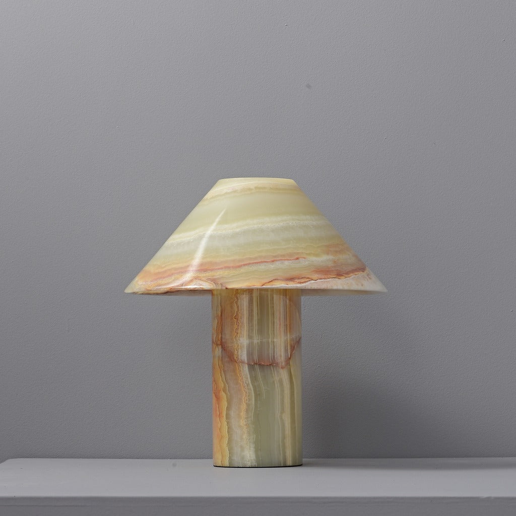 Modern Onyx Mushroom Table Lamp - 10 05-real-square-3-8-85