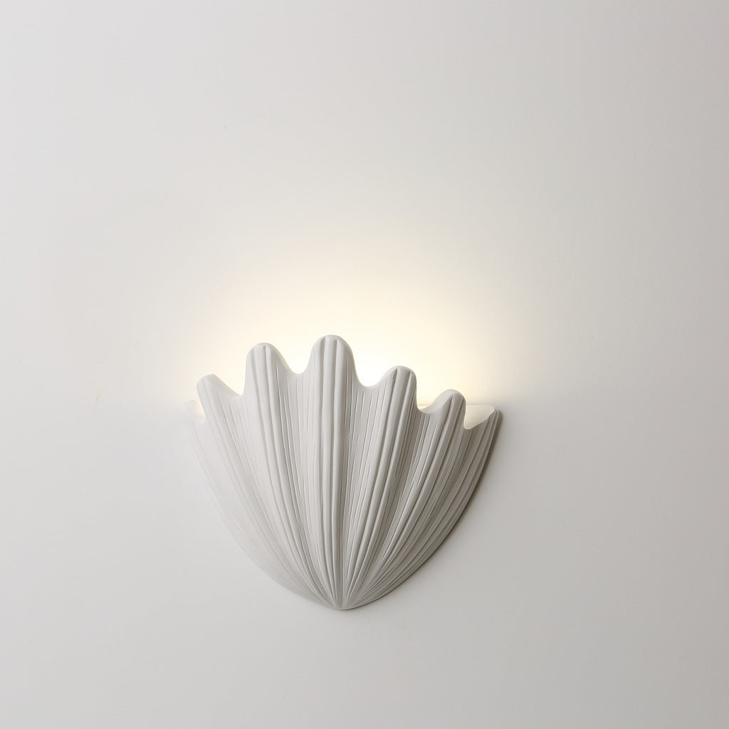 Modern Ribbed Shell Wall Sconce - 08 05-real-square-4F6A1653