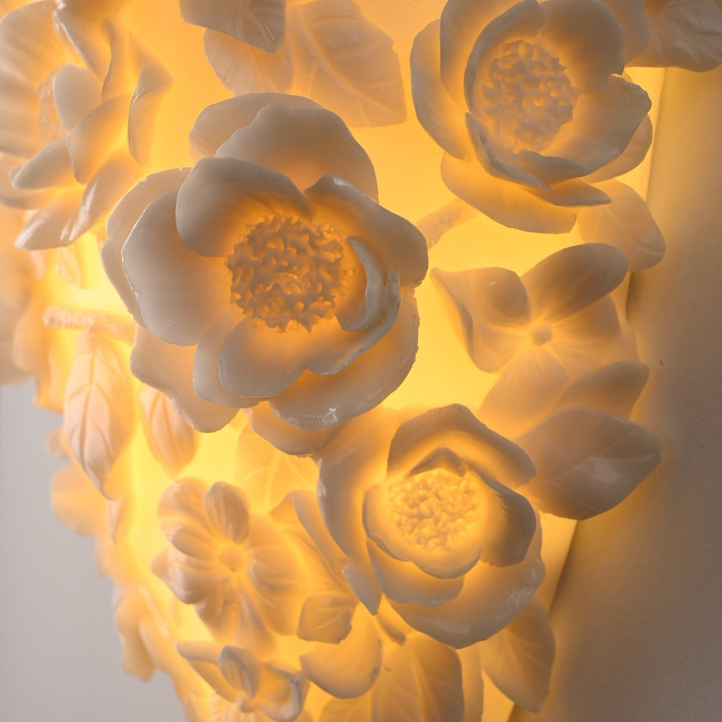 Modern Floral Relief Wall Sconce - 10 05-real-square-DSC_4788
