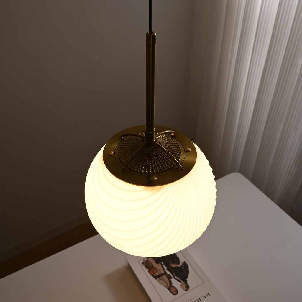 Modern Ribbed Glass Globe Pendant Light - 10 05-real-square-DSC_4933