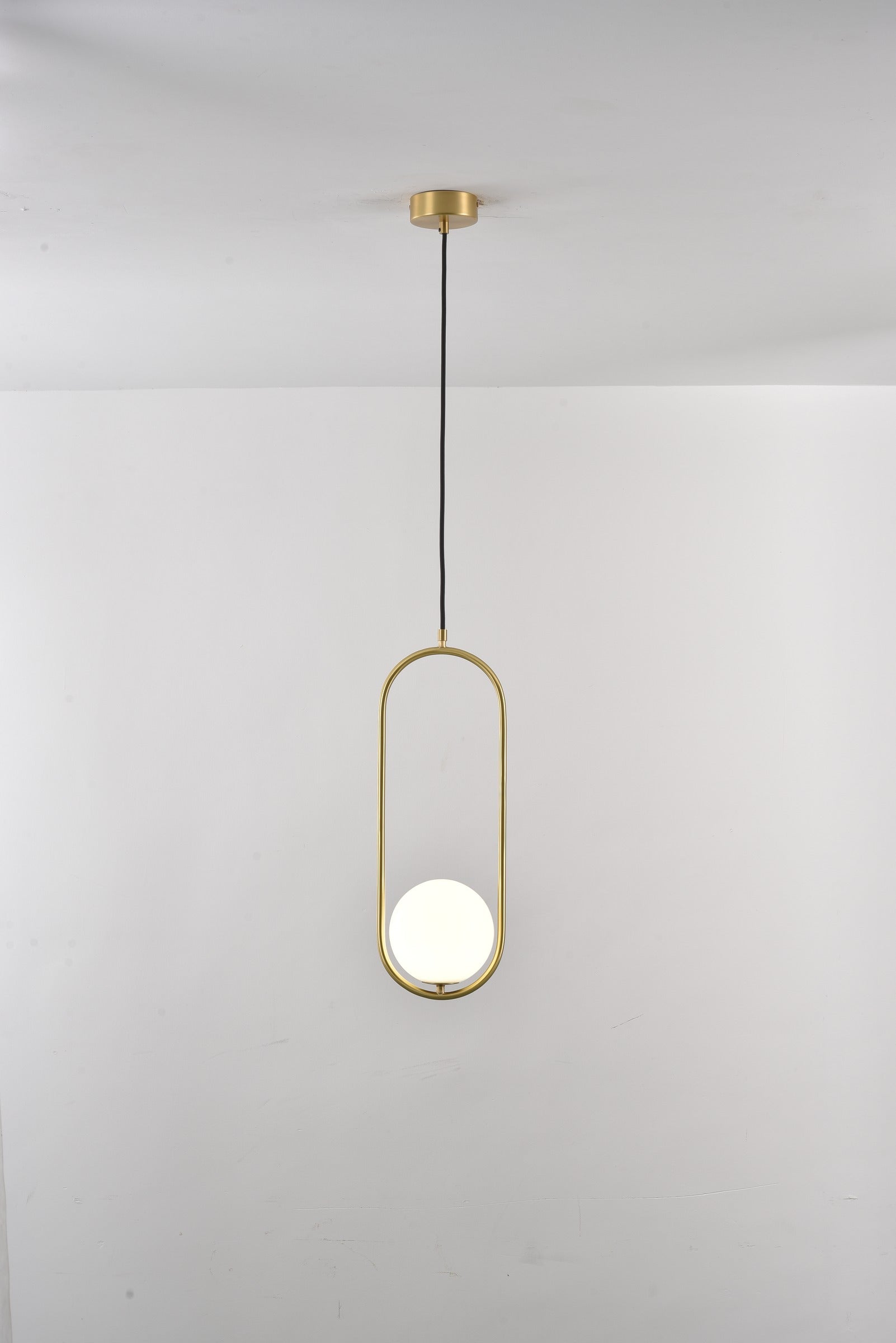 Modern U-Frame Copper Globe Pendant Light - 16 05-real-u-frame-pendant-full.jpg