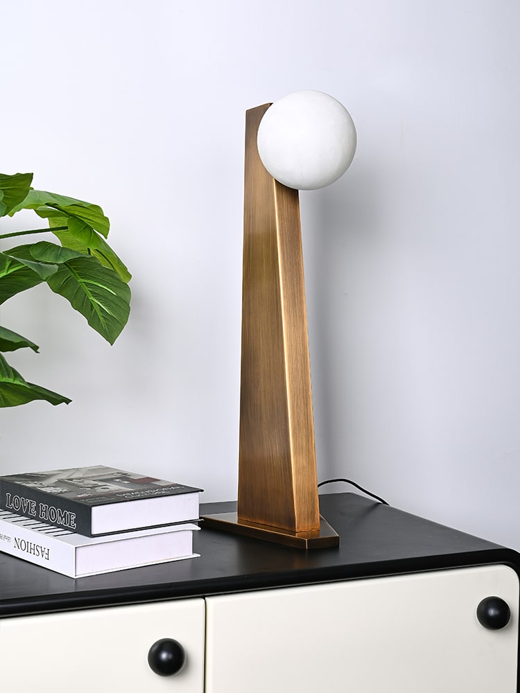 Modern Tapered Globe Table Lamp - 05 05-scene-antique-bronze-alabaster-tapered-table-lamp-console