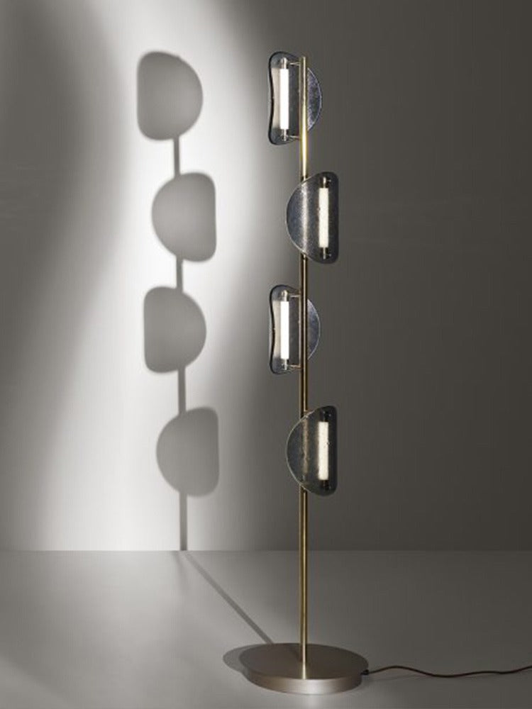 Modern Smoked Glass Brass Table and Floor Lamp - 16 05-source-floor-lamp-wall-shadow-scene
