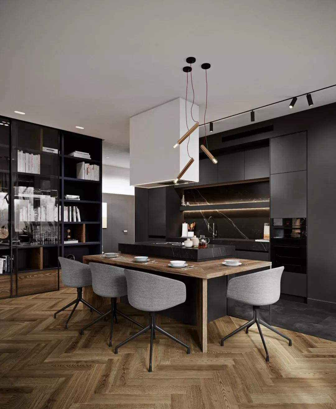 Modern Copper Tube LED Pendant Light - 16 05-source-kitchen-island-twin-pendant-scene.jpg