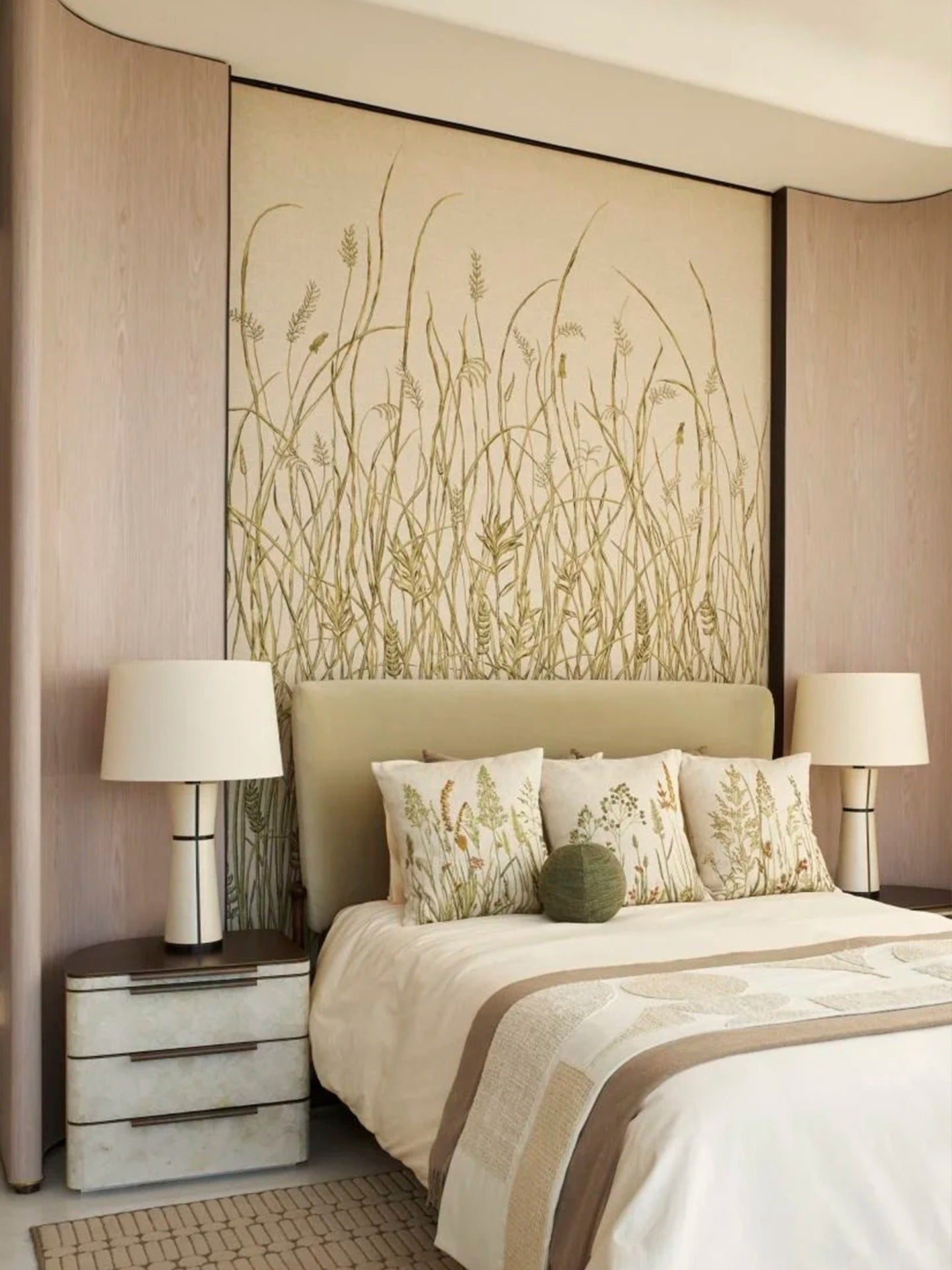 Modern Tapered Fabric Shade Table and Floor Lamp - 06 05-source-scene-5