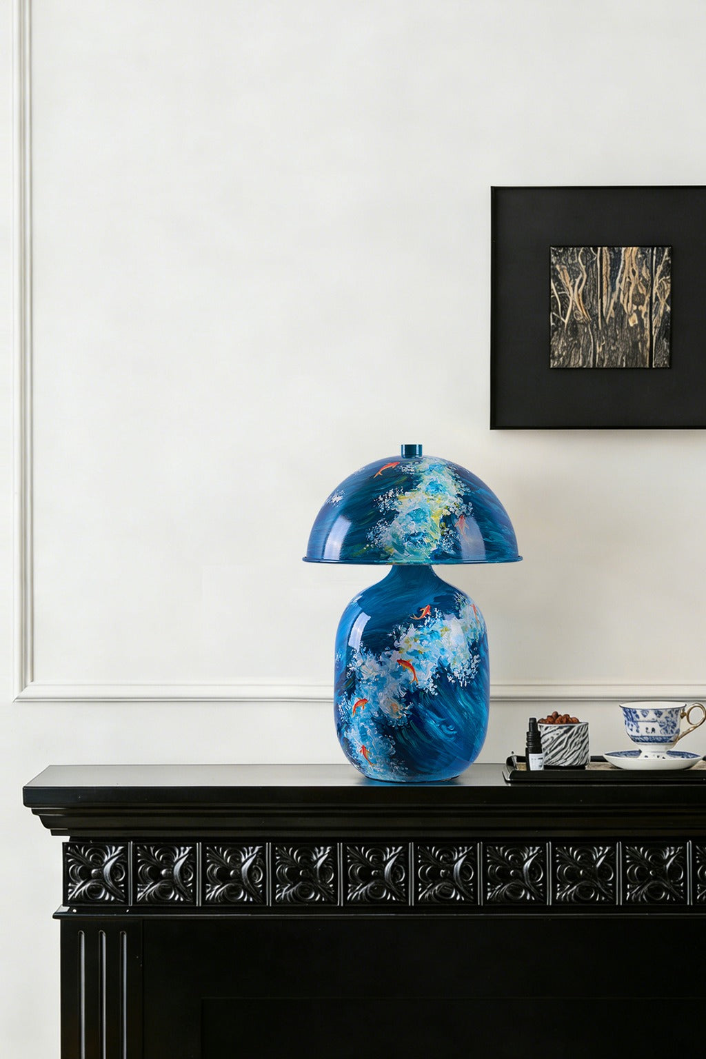 Modern Patterned Mushroom Table Lamp - 06 05-source-scene-7