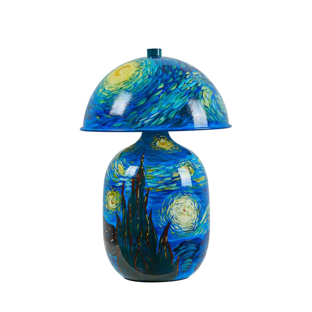 Modern Patterned Mushroom Table Lamp - 29 05-white-background-8