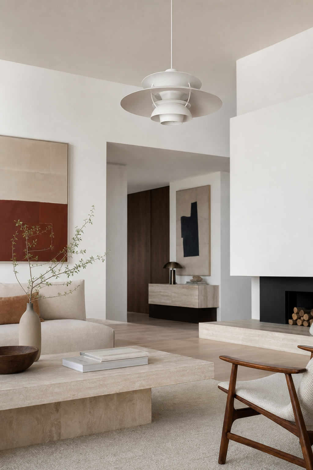 PH5 Layered Metal Pendant Light living wide