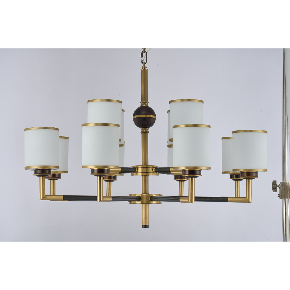 Supplier real photograph of the Orseline ten-light chandelier complete view