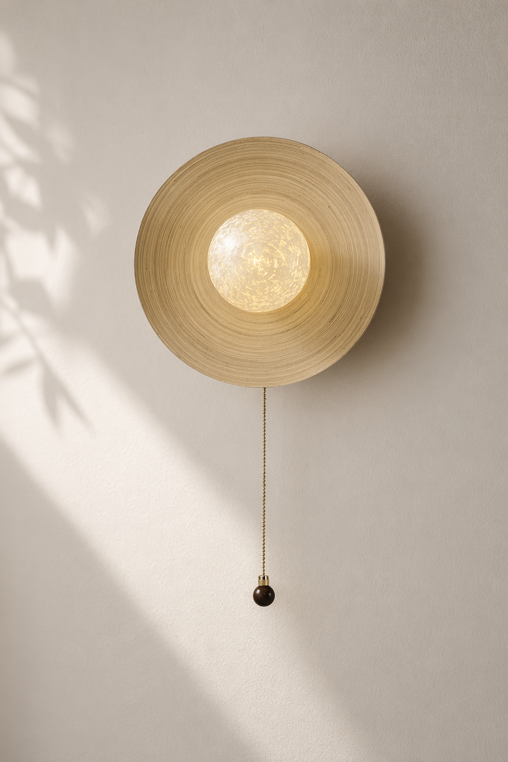 Modern Ice Texture Disc Wall Sconce - generated workflow 06 06-product-front-wall-daylight
