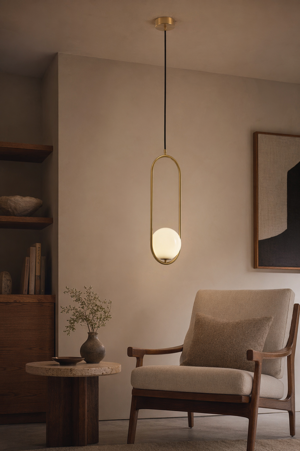 Modern U-Frame Copper Globe Pendant Light - 06 06-reading-corner-front.png