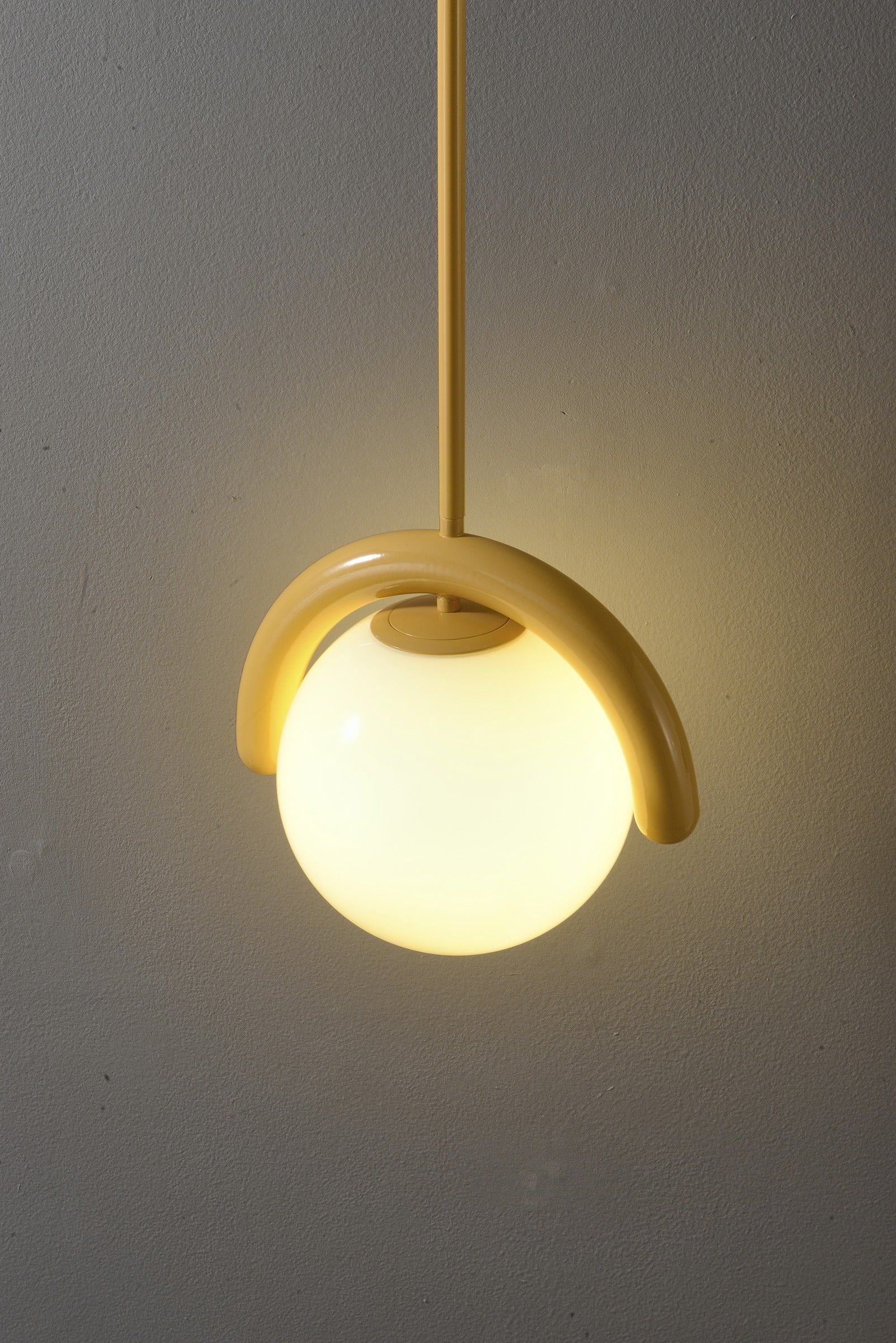 Modern Gold Globe Pendant Light - 17 06-real-detail-3