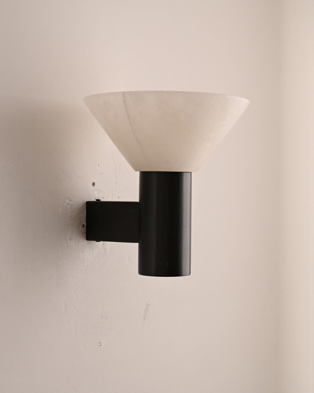 Modern Snowflake Alabaster Cup Wall Sconce - 06 real photo 1