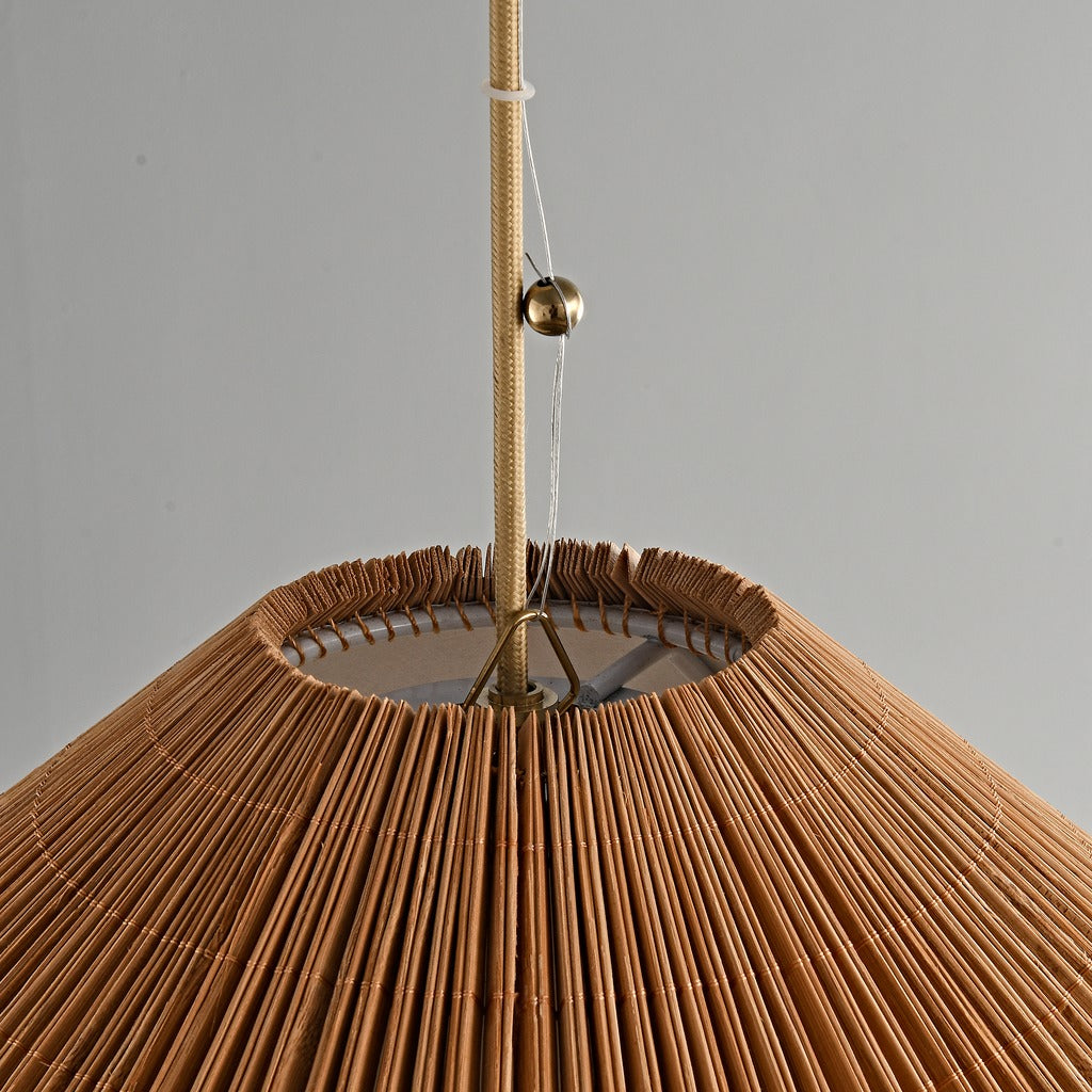 Modern Woven Cone Pendant Light - 10 06-real-square-3-23--770