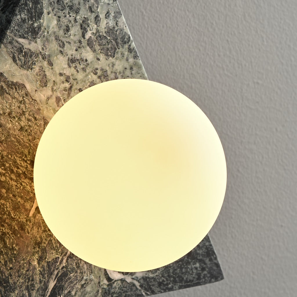 Modern Triangle Marble Wall Sconce - 10 06-real-square-3-5--217