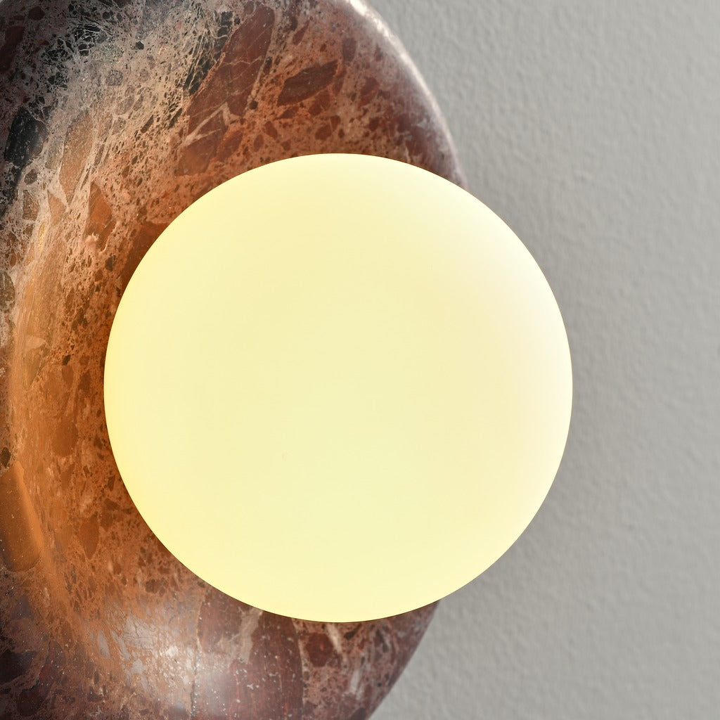 Modern Stone Ring Wall Sconce - 10 06-real-square-3-5--280