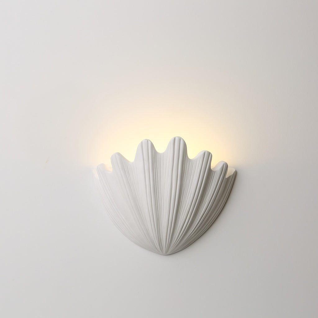 Modern Ribbed Shell Wall Sconce - 09 06-real-square-4F6A1655