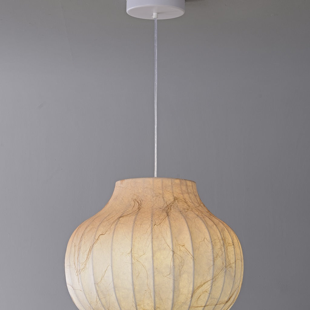 Modern Ribbed Silk Globe Pendant Light - 11 06-real-square-6-9-8
