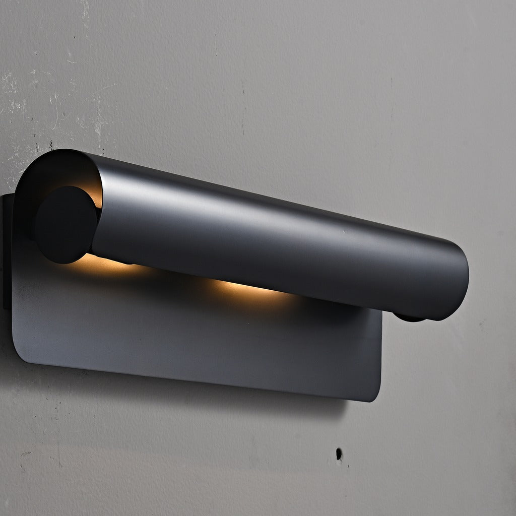 Modern Horizontal Cylinder Wall Sconce - 11 06-real-square-7-13--303