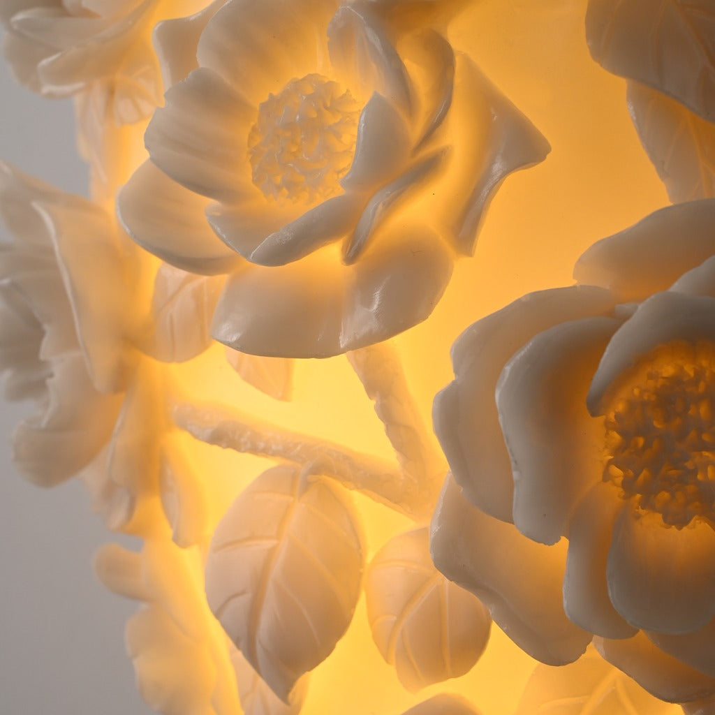 Modern Floral Relief Wall Sconce - 11 06-real-square-DSC_4791