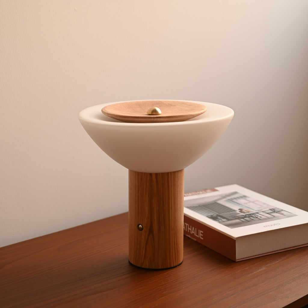 Modern Wood Bowl Table Lamp - 12 06-real-square-DSC_8052