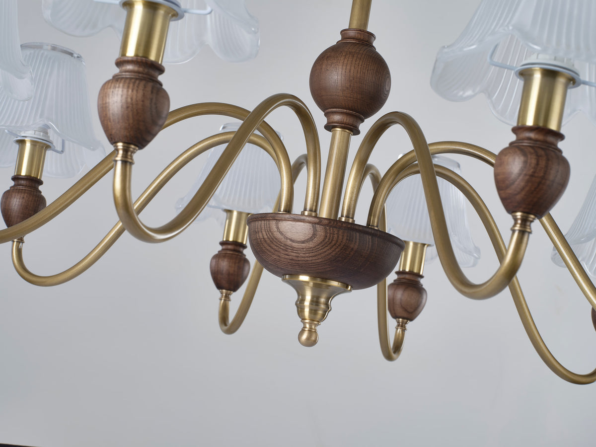 Supplier real detail of the Sorrelune looping antique-brass-toned arm