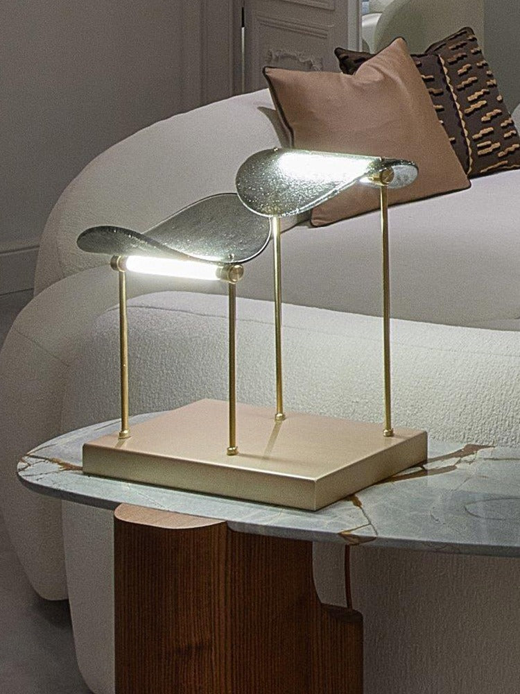 Modern Smoked Glass Brass Table and Floor Lamp - 17 06-source-table-lamp-sofa-scene