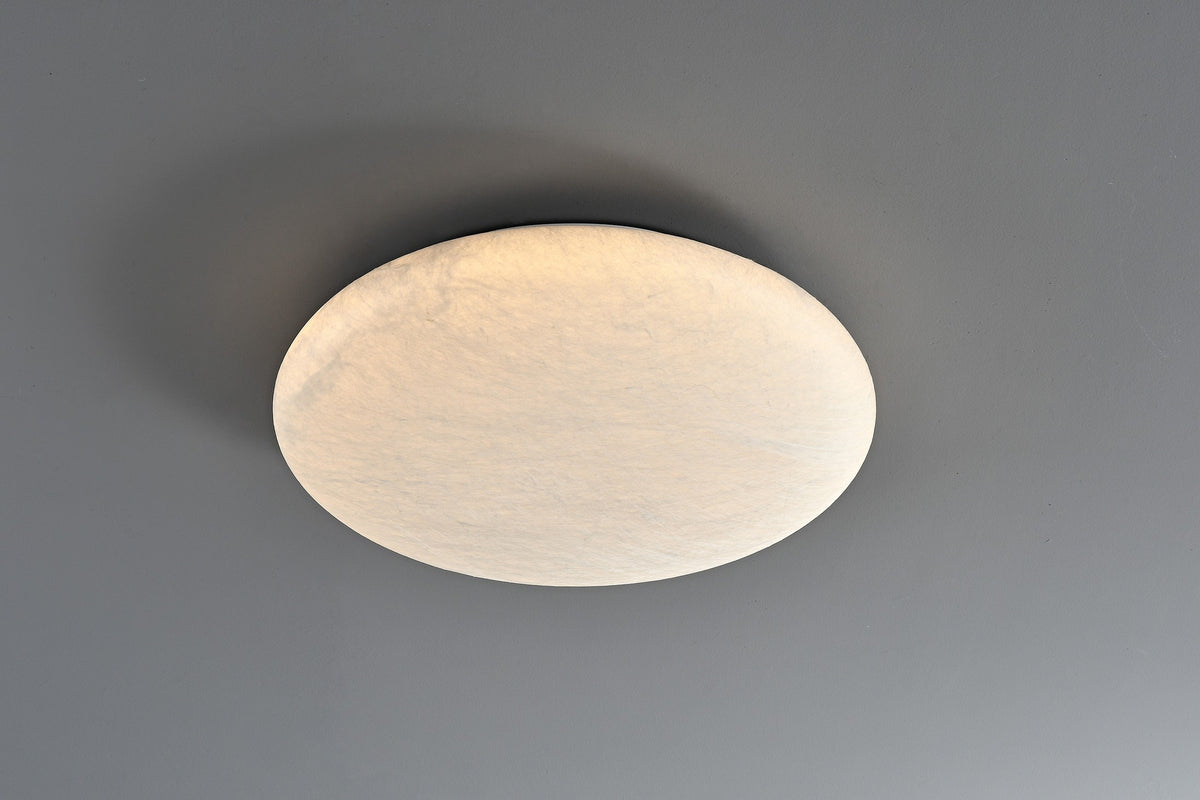 Modern Mulberry Silk Ceiling Light in White - 06 06-square-main-product