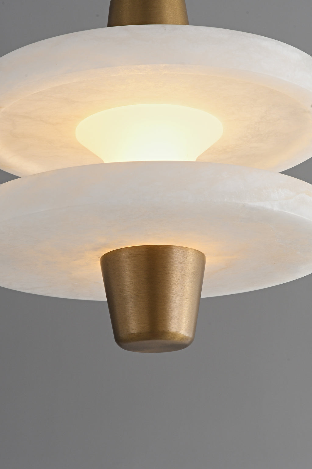 Modern Spanish Alabaster Disc Pendant Light - 07 07-real-glow-detail