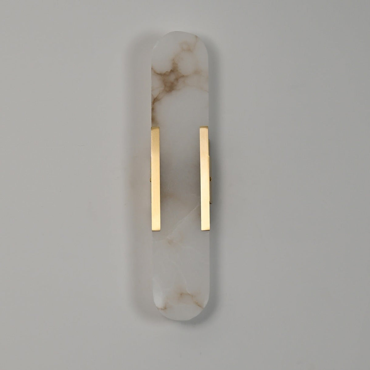 Modern Alabaster Capsule Wall Sconce - 07 real photo 2