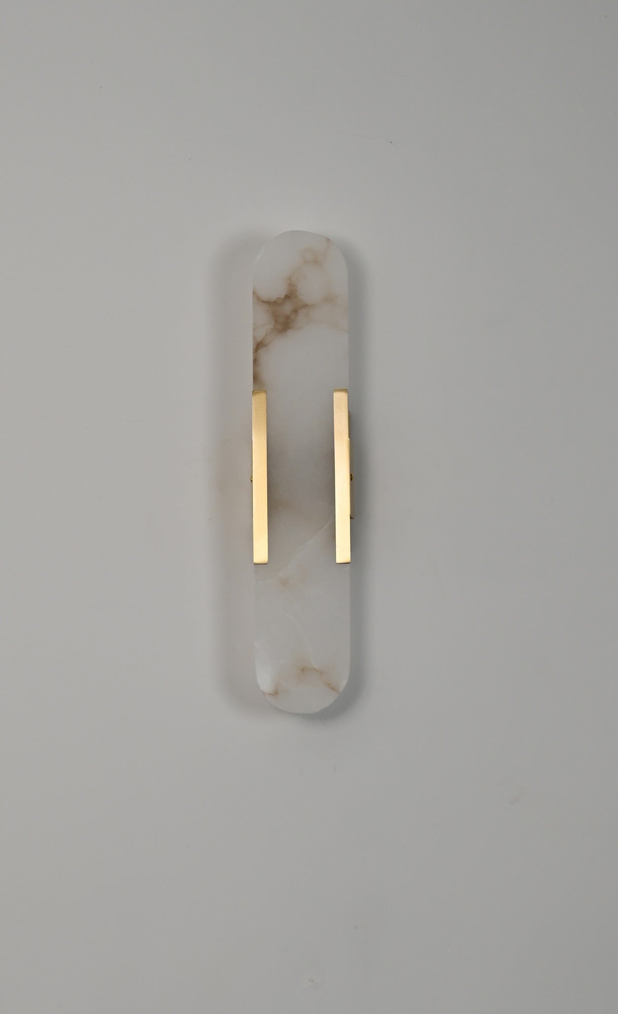 Modern Spanish Alabaster Capsule Wall Sconce - 07 real photo 2