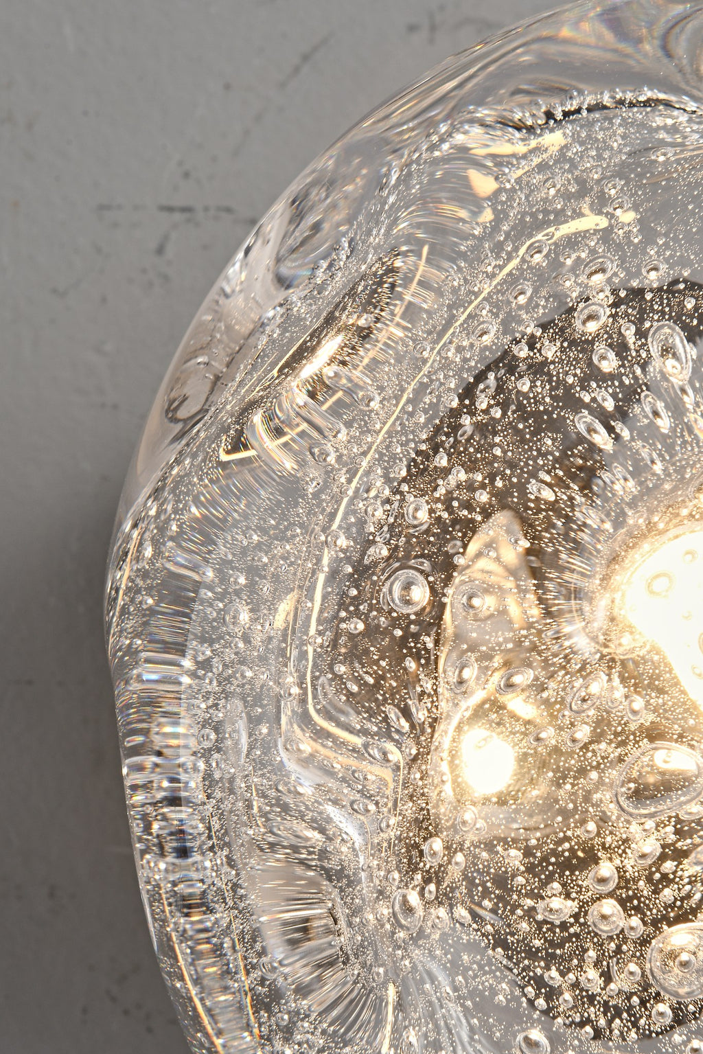 Modern Crystal Glass Globe Wall Sconce - 07 07-real-shot-crystal-glass-globe-wall-sconce-detail