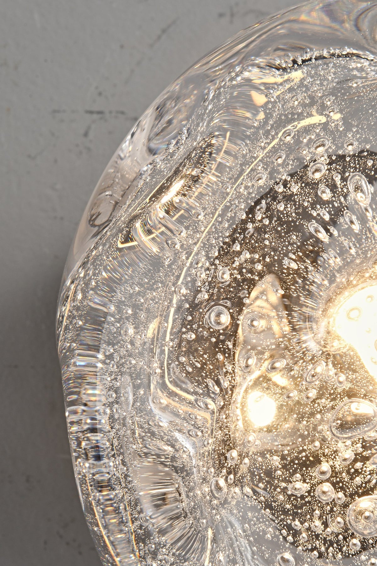 Modern Crystal Glass Globe Wall Sconce - 07 07-real-shot-crystal-glass-globe-wall-sconce-detail