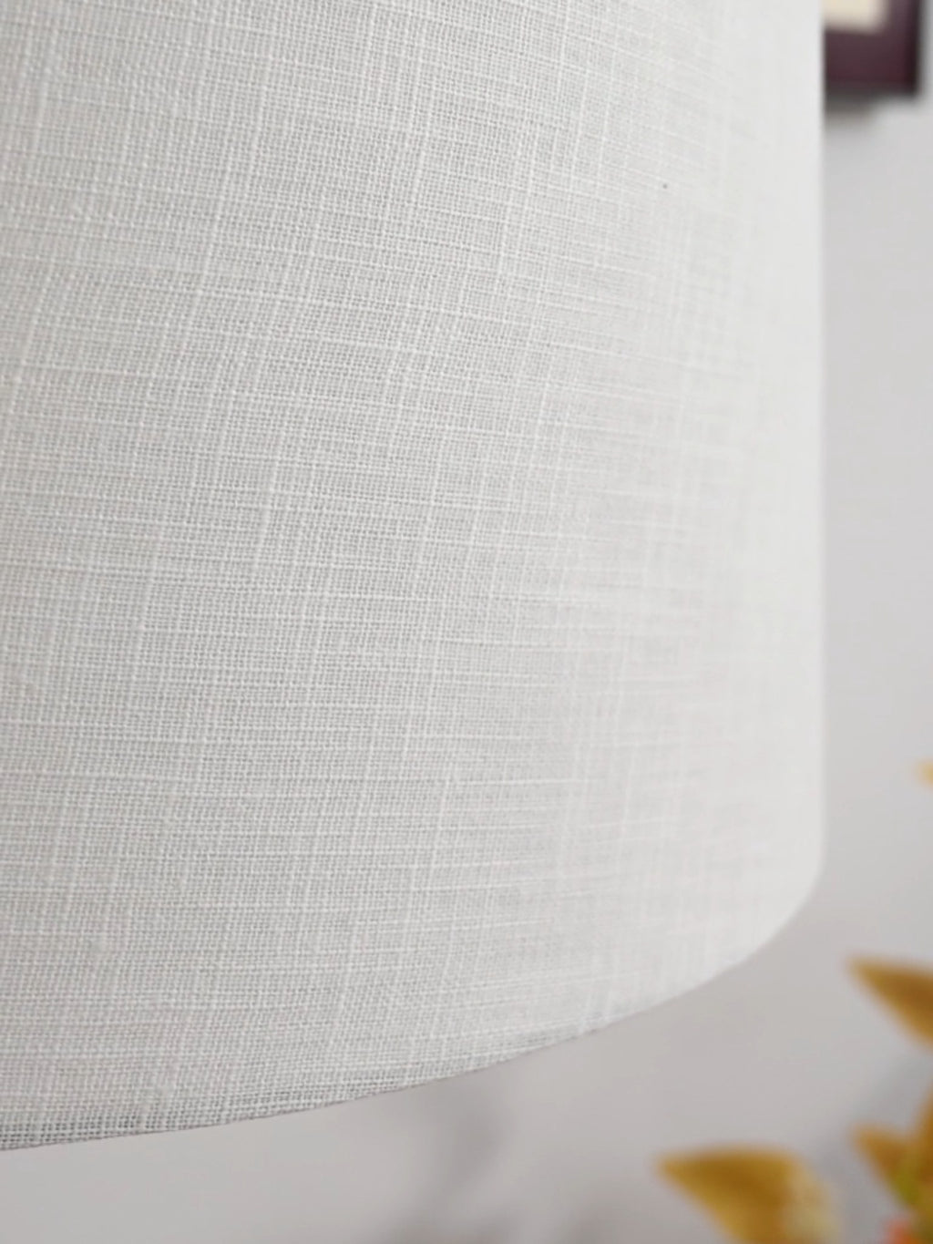 Modern Satin Nickel Off-White Fabric Lamp - 07 07-real-shot-satin-nickel-off-white-lamp-base