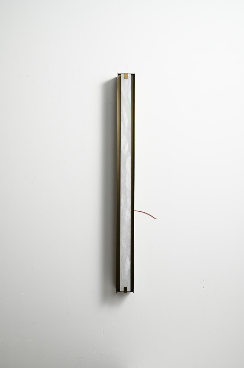 Modern Spanish Alabaster Linear Wall Sconce in Antique Brass - 07 07-real-shot-wall-sconce-side