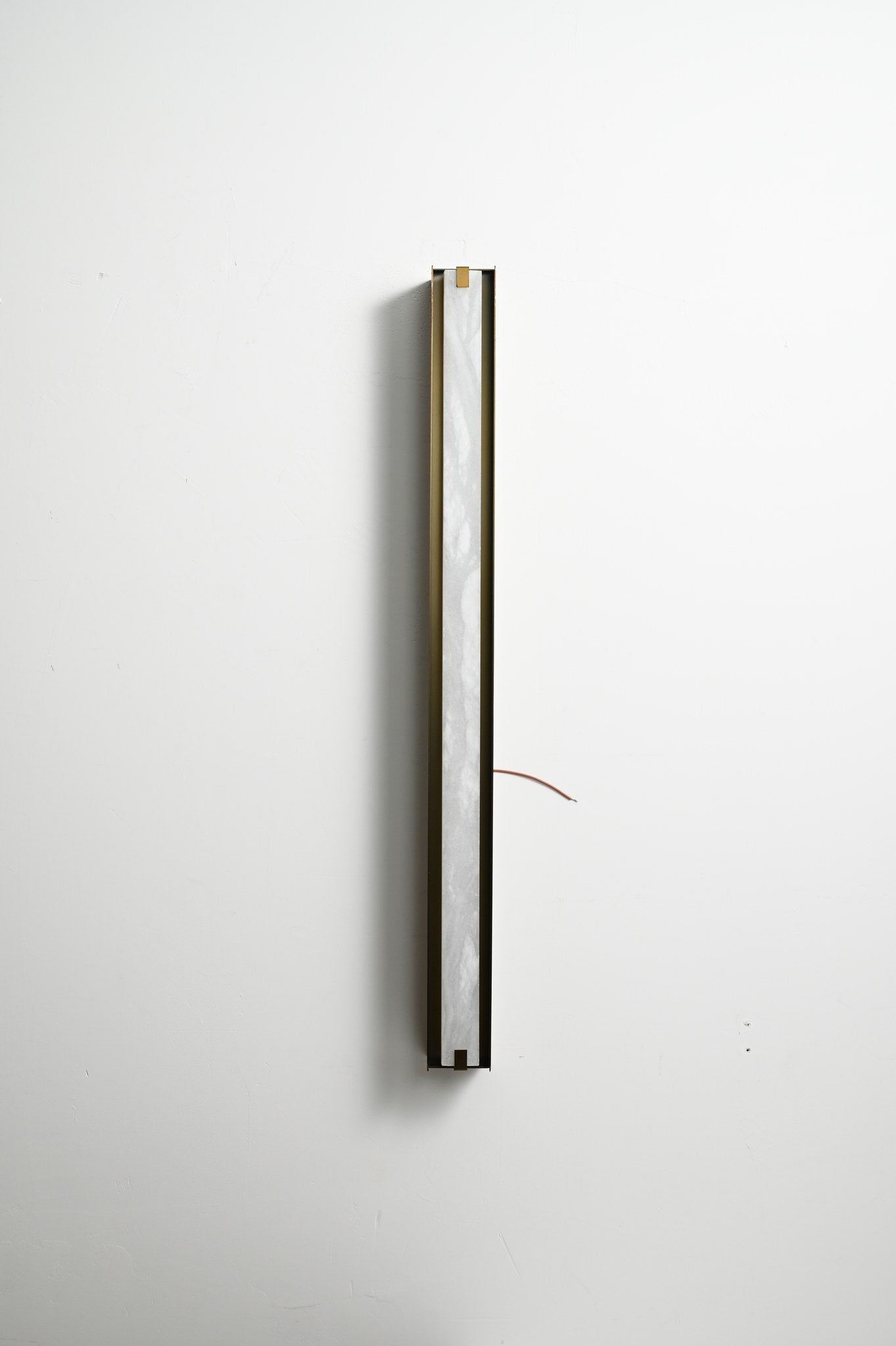 Modern Spanish Alabaster Linear Wall Sconce in Antique Brass - 07 07-real-shot-wall-sconce-side