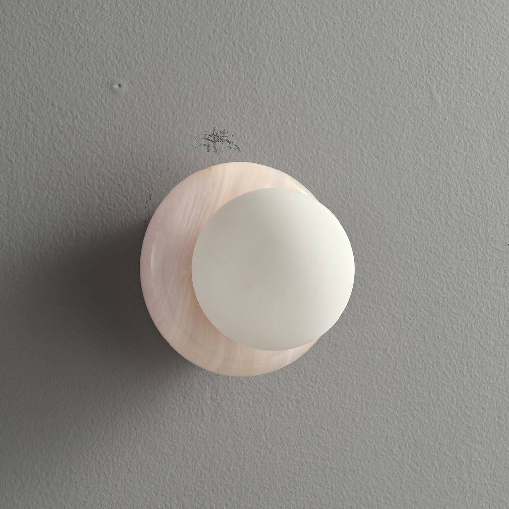 Modern Jade Ring Wall Sconce - 10 07-real-square-3-5--149